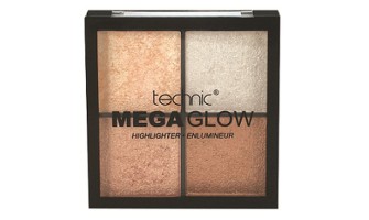 Technic Mega Glow Highlighter Quad Review.