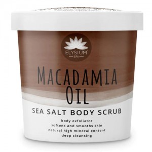 Elysium Spa Macadamia Oil Sea Salt Body Scrub