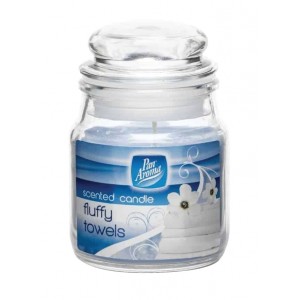 Pan Aroma Small Jar Candle With Lid ~ Fluffy Towels