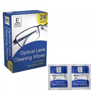 Easy Read Optical Lens Cleaning Wipes Non-Smear - 24 Sachets