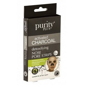 Purity Plus Activated Charcoal Nose Pore Strips Contains Witch Hazel 