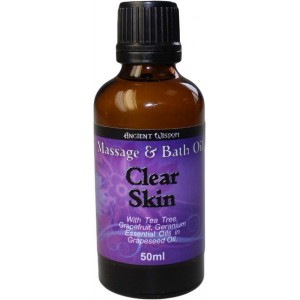 Clear Skin Massage and Bath Oil