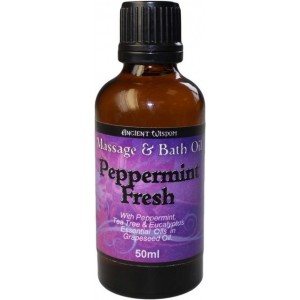 Peppermint Fresh Massage and Bath Oil