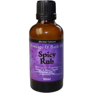 Spicy Rub Massage and Bath Oil