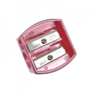 Body Collection Duo Cosmetic Pencil Sharpener ~ Pink