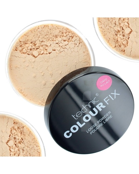 Technic Colour Fix Loose Setting Powder ~ Cafe Au Lait, Powder, Technic Cosmetics 