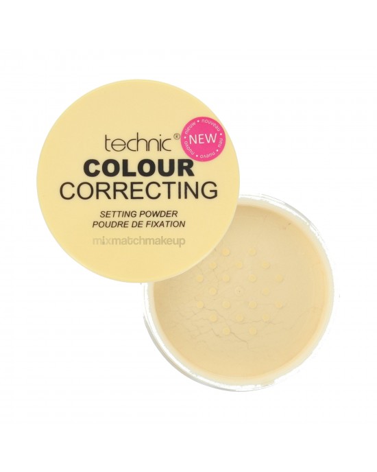 Technic Yellow Colour Correcting Setting Powder, Contouring, Technic Cosmetics 