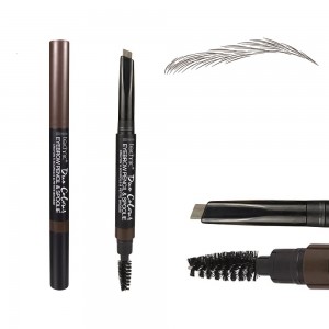 Technic Duo Colour Angled Twist & Shape Eyebrow Pencil With Spoolie ~ Dark Brown