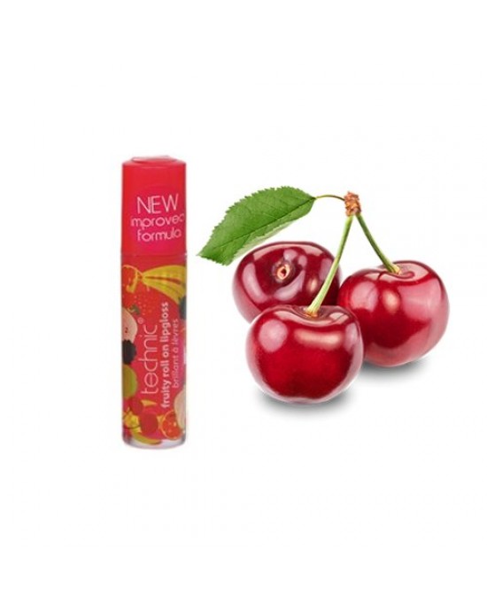 Technic Fruity Roll On Lip Gloss ~ Red Cherry, Lips, Technic Cosmetics 