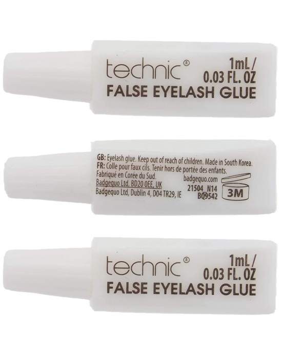 Technic False Eyelash Glue Pack of Three, Black Friday Event, Technic Cosmetics 