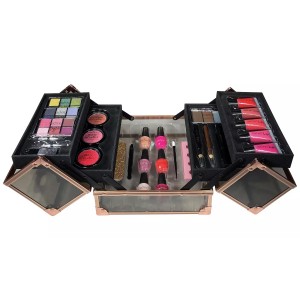 Technic Black And Rose Gold Filled Beauty Vanity Case