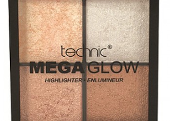 Technic Mega Glow Highlighter Quad Review.