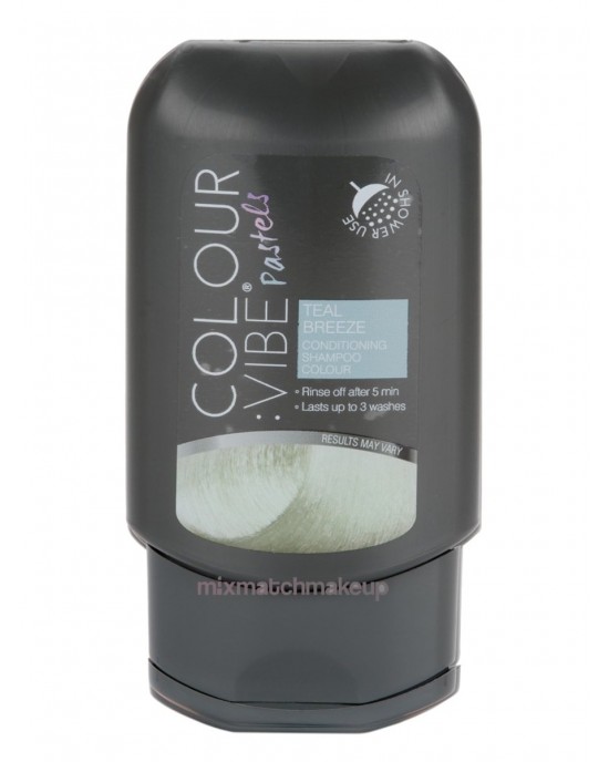Colour Vibe Conditioning Shampoo-in Colour ~ Teal Breeze, Semi-Permanent Hair Dye, Colour Vibe 