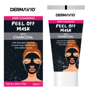 Derma V10 Charcoal Peel Off Mask
