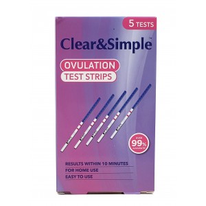 Clear & Simple Ovulation Test Strips 5 pack