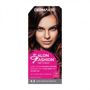 Salon Fashion Permanent Hair Colour ~ Deep Reddish Brown - 4.5