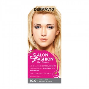 Salon Fashion Permanent Hair Colour ~ Extra Light Natural Blonde - 10.01