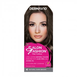 Salon Fashion Permanent Hair Colour ~ Natural Dark Brown - 4