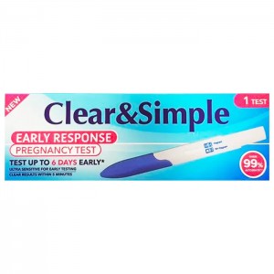 Clear & Simple Early Response Signs Midstream Pregnancy Kit