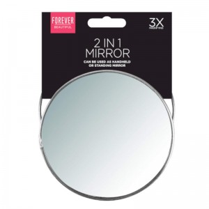 2 In 1 Magnifying Mirror Stand Metal 