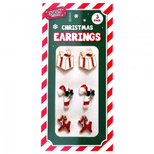 Christmas Stud Earrings ~ Present 