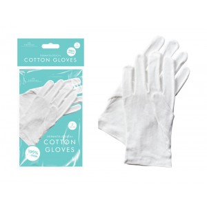 Dermatological White Cotton Gloves Pack Of 2 