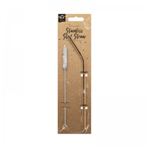 Stainless Steel Straw ~ Gold
