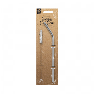 Stainless Steel Straw ~ Silver