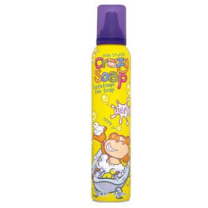 Kids Stuff Crazy Soap - Bath Time Foam Soap ~ Monkey White