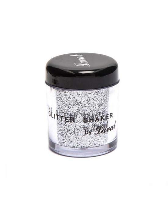 Laval Loose Glitter Shaker ~ Silver, Face, Laval 