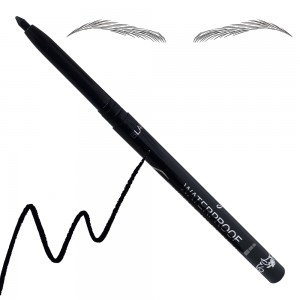 Lilyz Waterproof Twist Up Eyebrow Pencil ~ Black