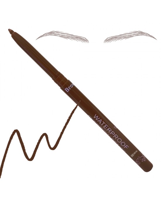 Lilyz Waterproof Twist Up Eyebrow Pencil ~ Brown, Eyebrow Liner & Definition, Lilyz 