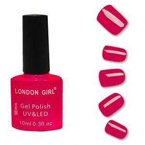 London Girl Gel UV / LED Nail Polish ~ 44 - Hot Pink