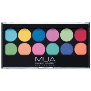 MUA 12 Shade Eyeshadow Palette ~ Silent Disco