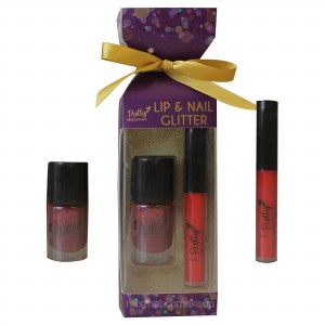 Pretty Professional Lip and Nail Glitter Set ~ Very Merry
