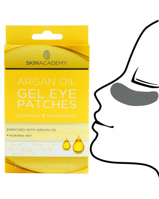 Skin Academy Gel Eye Patches ~ Argan Oil, Eye Treatments, Skin Academy 