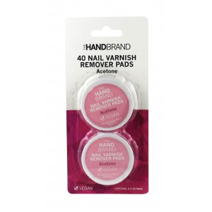 The Hand Brand Nail Varnish Remover Pads Twin Pack