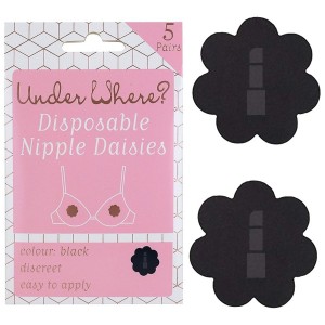 Pretty / Underwhere?  Nipple Daisies Disposable - Black