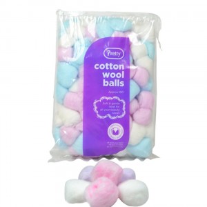 Pretty Coloured Cotton Wool Balls