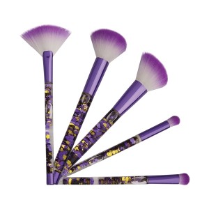 I Heart Revolution Fortune Seeker Purple Glitter Makeup Brush Set