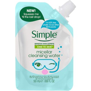 Simple Kind To Skin Micellar Cleansing Water Pouch - 50ml