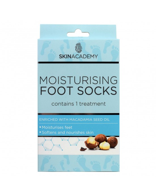 Skin Academy MOISTURISING Foot Socks ~ Macadamia Seed Oil, Foot Socks, Skin Academy 