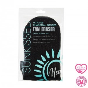 Sunkissed Charcoal Infused Tan Eraser Exfoliating Mitt