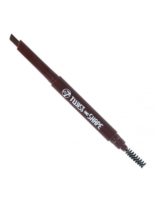 W7 Twist And Shape Angled Eyebrow Pencil With Spoolie ~ Brown, Eyebrow Liner & Definition, W7 Cosmetics 