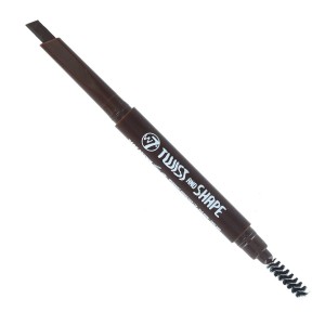 W7 Twist And Shape Angled Eyebrow Pencil With Spoolie ~ Dark Brown