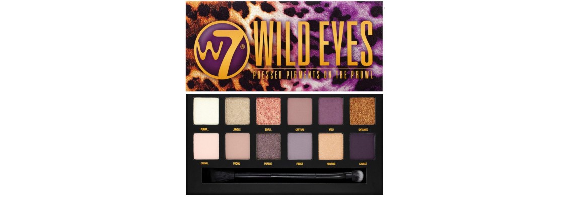 W7 Wild Eyes Eyeshadow Palette Review
