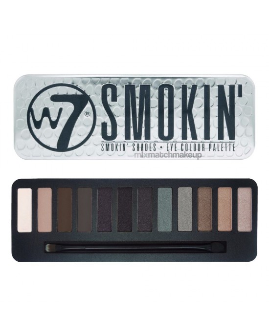 W7 Smokin Eye Shadow Palette, W7 Eyeshadow Palettes, W7 Cosmetics 