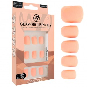 W7 Glamorous False Nails ~ Apricot Glow