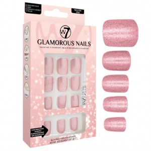 W7 Glamorous False Nails ~ Princess Pink 