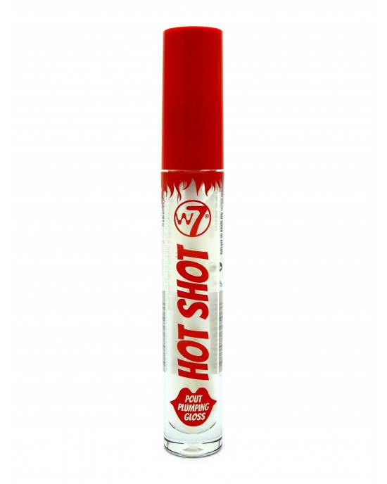 W7 Hot Shot Lip Plumping Gloss ~ Clear, Lip Gloss, W7 Cosmetics 